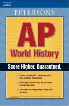 AP World History: Master the AP* World History test and earn college credit