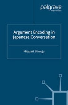 Argument Encoding in Japanese Conversation