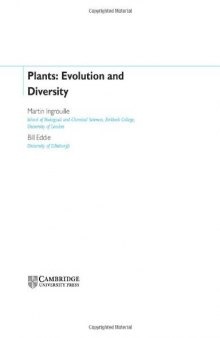 Plants: Diversity and Evolution