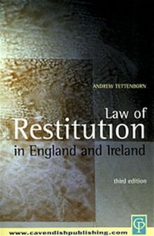 Law of Restitution In England & Ireland 3 e