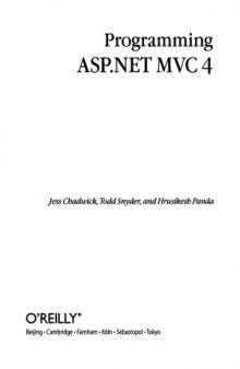 ASP.NET MVC 4. Разработка реальных веб-приложений с помощью ASP.NET MVC