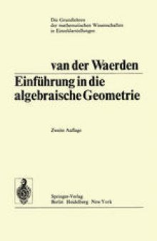 Einführung in die algebraische Geometrie