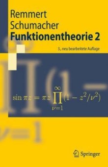 Funktionentheorie 2, Dritte Auflage (Springer-Lehrbuch)