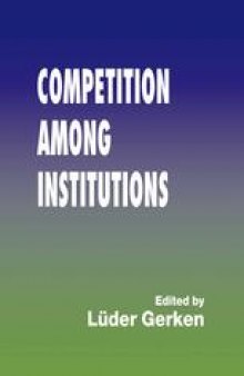 Competition among Institutions