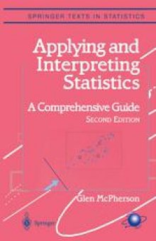 Applying and Interpreting Statistics: A Comprehensive Guide