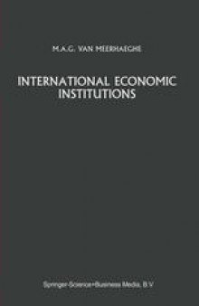 International Economic Institutions