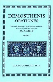 Demosthenis Orationes: Tomus I (Oxford Classical Texts)