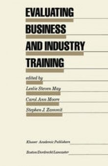 Evaluating Business and Industry Training