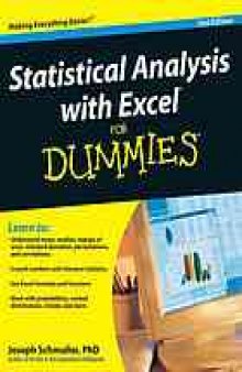 Statistical analysis with Excel for dummies