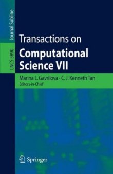 Transactions on Computational Science VII