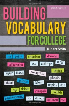 Building Vocabulary for College , Eighth Edition 