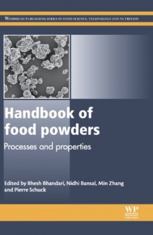 Handbook of Food Powders. Processes and Properties