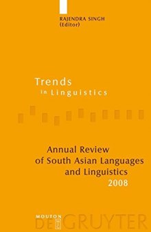 Annual Review of South Asian Languages and Linguistics, 2008