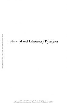 Industrial and Laboratory Pyrolyses