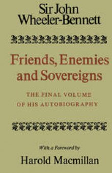 Friends, Enemies and Sovereigns