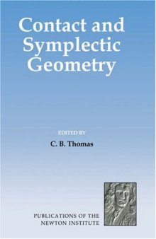 Contact and Symplectic Geometry (Publications of the Newton Institute)