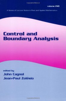 Control and Boundary Analysis