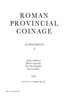 Roman Provincial Coinage, Supplement 2