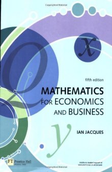 Mathematics for Economics and Business