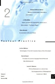 Textual Practice: Volume 9 Issue 2
