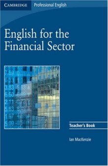 English for the Financial Sector: Teacher’s Book