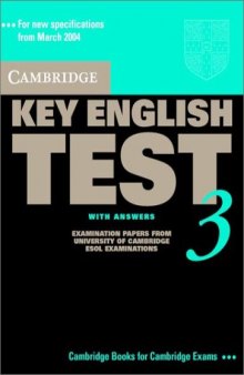 Key English Test 3 Student's Book with Answers