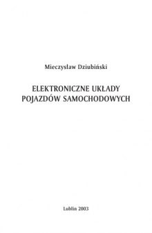 Elektroniczne układy pojazdów samochodowych 