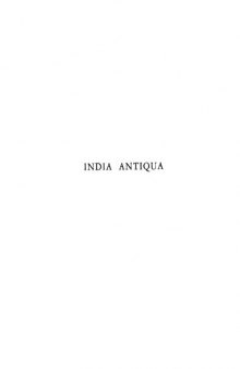 India Antiqua: A Volume of Oriental Studies