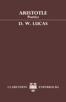 Poetics (Clarendon Greek Text and English Commentary)