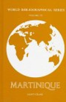 Martinique (World Bibliographical Series)