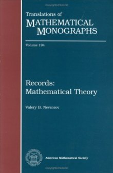 Records: Mathematical Theory (Translations of Mathematical Monographs)