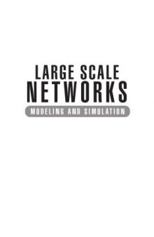 Large Scale Networks  Modeling and Simulation