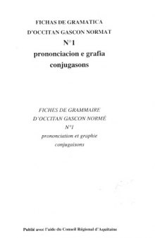 Fichas de gramatica d’occitan gascon normat = Fiches de grammaire d’occitan gascon normé