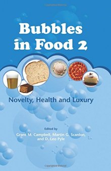 Bubbles in food 2: novelty, health and luxury