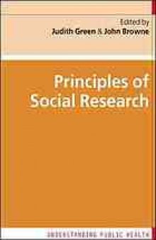 Principles of social research