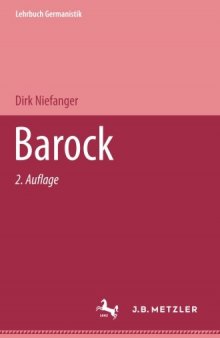 Barock: Lehrbuch Germanistik