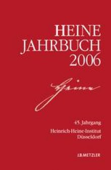 Heine-Jahrbuch 2006: 45. Jahrgang