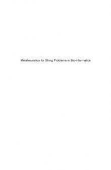Metaheuristics for string problems in bio-informatics