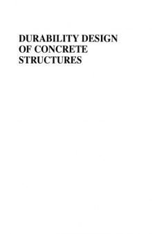 Durability design of concrete structures : phenomena, modeling, and practice