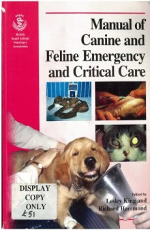 BSAVA Manual of Canine and Feline Emergency and Critical Care