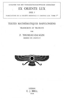 Textes mathématiques babyloniens