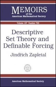 Descriptive Set Theory and Definable Forcing