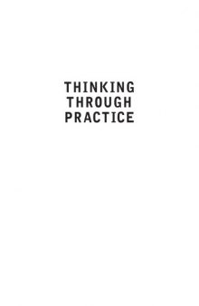 Thinking through practice : art as research in the academy