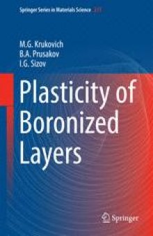 Plasticity of Boronized Layers