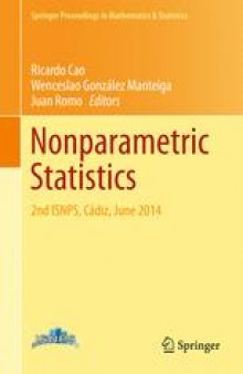 Nonparametric Statistics: 2nd ISNPS, Cádiz, June 2014