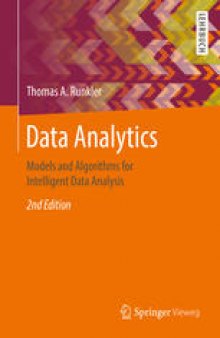 Data Analytics: Models and Algorithms for Intelligent Data Analysis