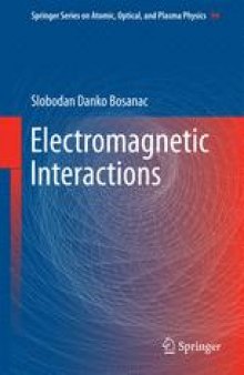 Electromagnetic Interactions