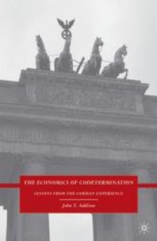 The Economics of Codetermination: Lessons from the German Experience