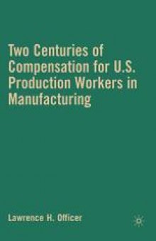 Two Centuries of Compensation for U.S. Production Workers in Manufacturing