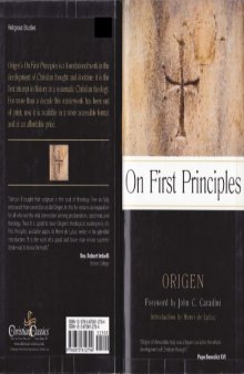 Origen:On First Principles,Origenes:Vier Bücher von den Prinzipien